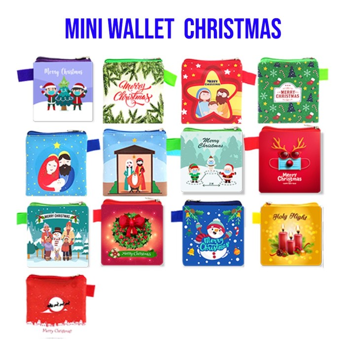 

Christmas Wallet Dompet Souvenir Natal Sunday School Promo - Random