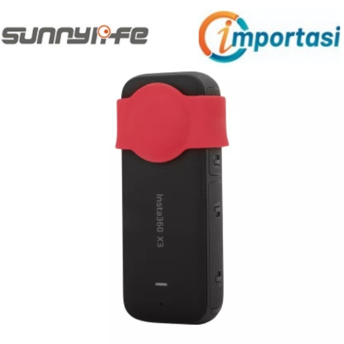 SUNNYLIFE INSTA360 X3 Silicone Body Lanyard Lens Cap Protective Case