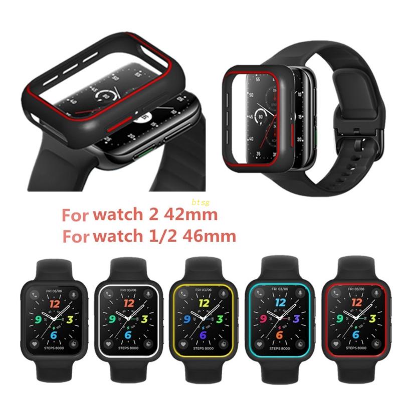 Btsg for Watch2 42/46mm for Smart Watch Frame Tahan Aus Pelindung Untuk Case Ultra-Tipis Untuk Penutup Perlindungan