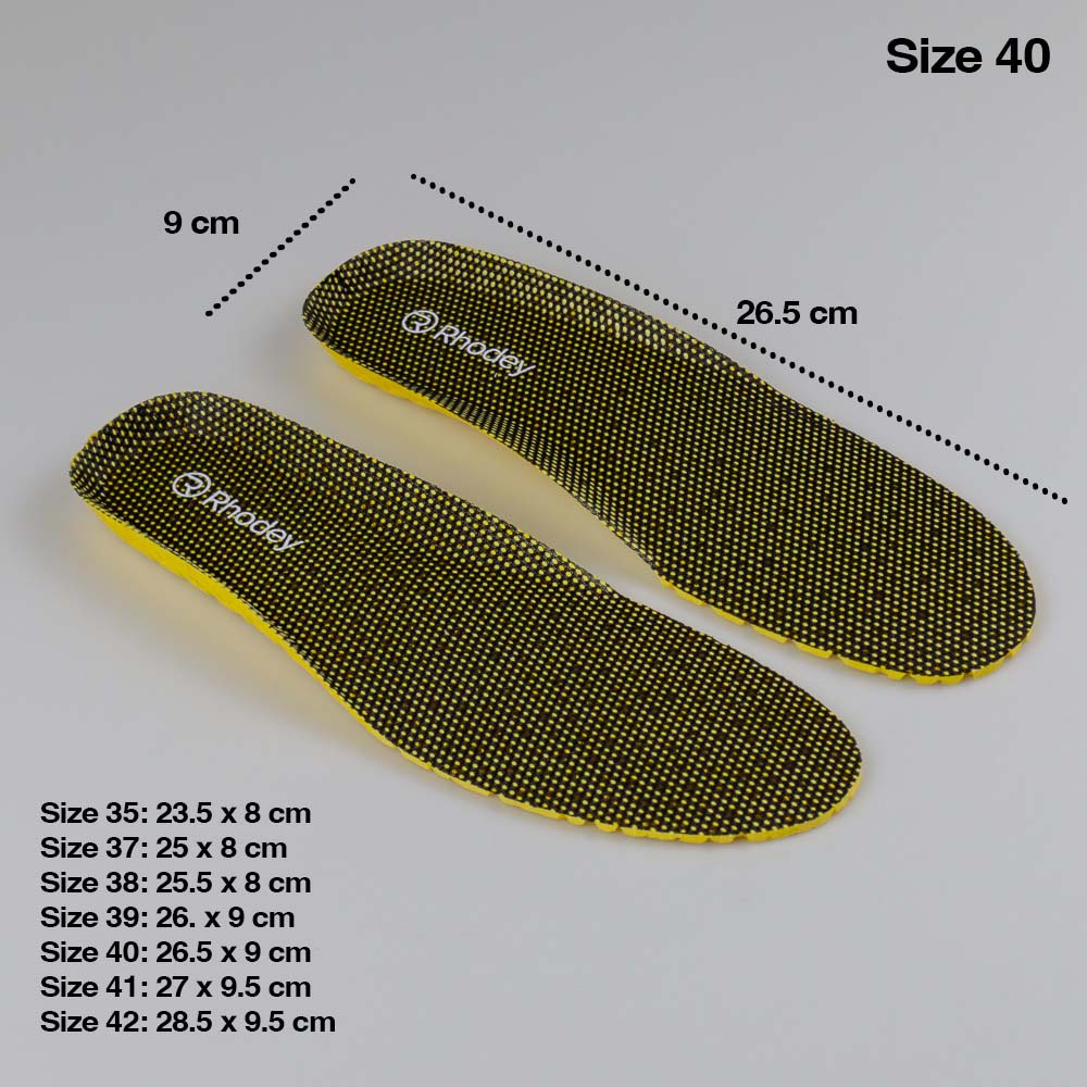 YGRETTE - Rhodey Insole Alas Kaki Sepatu OLAHRAGA Sport Size 35 37 38 39 40 41 42 Olahraga