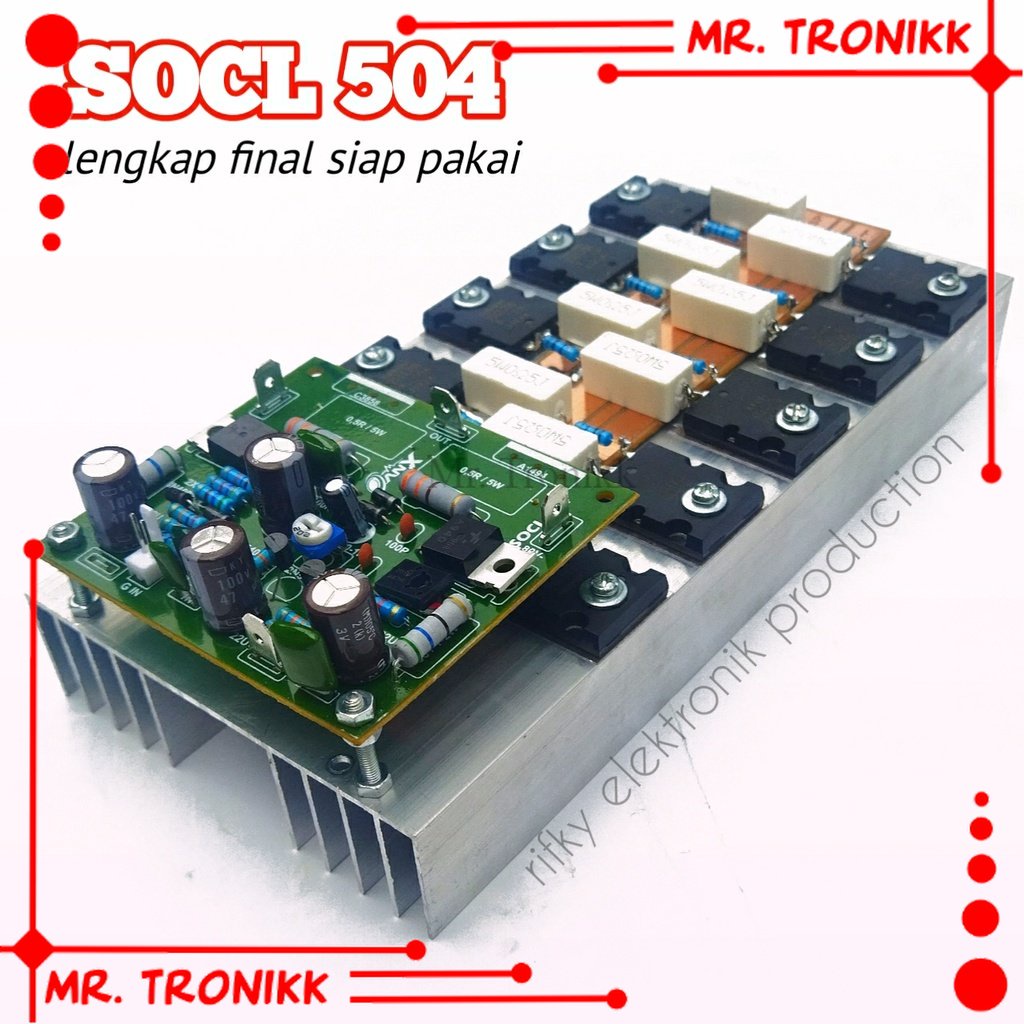 kit SOCL 504 LENGKAP FINAL TOSHIBA 5 SET MONO KOMPLIT SIAP BUNYI Kualitas Bagus