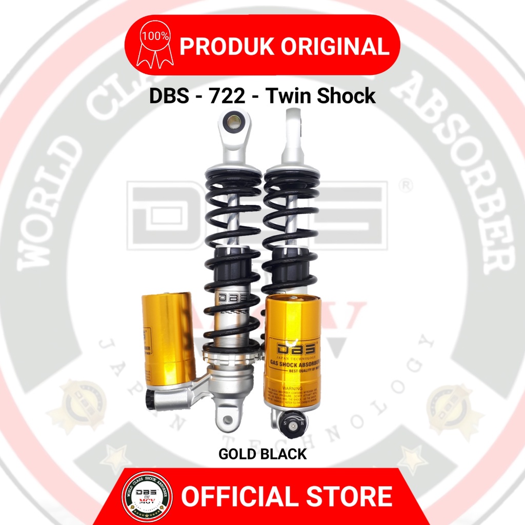 [ BISA COD ] Shock Tabung DBS 722 E SERIES YAMAHA AEROX 155 NEW NMAX 155 2020 UP