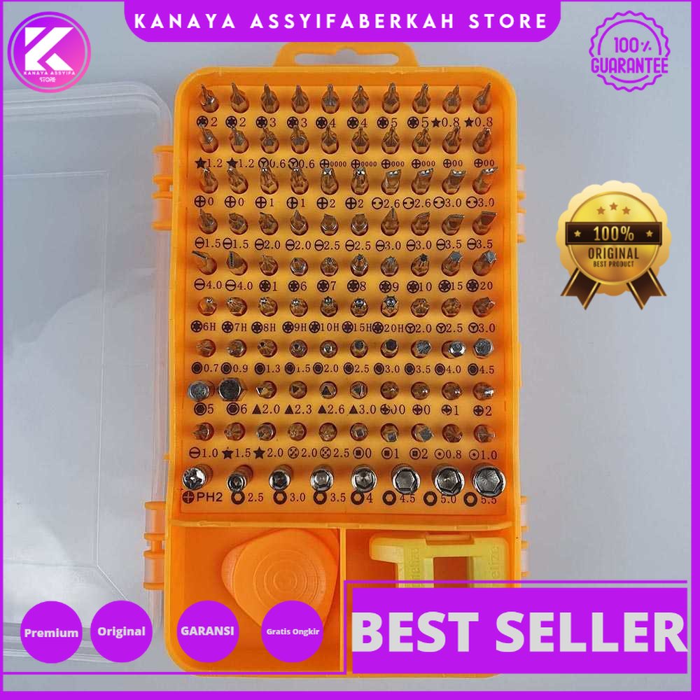 WEKS Obeng Set Reparasi Elektronik 110 in 1 - No.1011