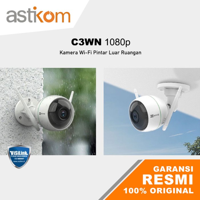 CCTV Ezviz Smart Home Camera C3WN 2MP 1080p