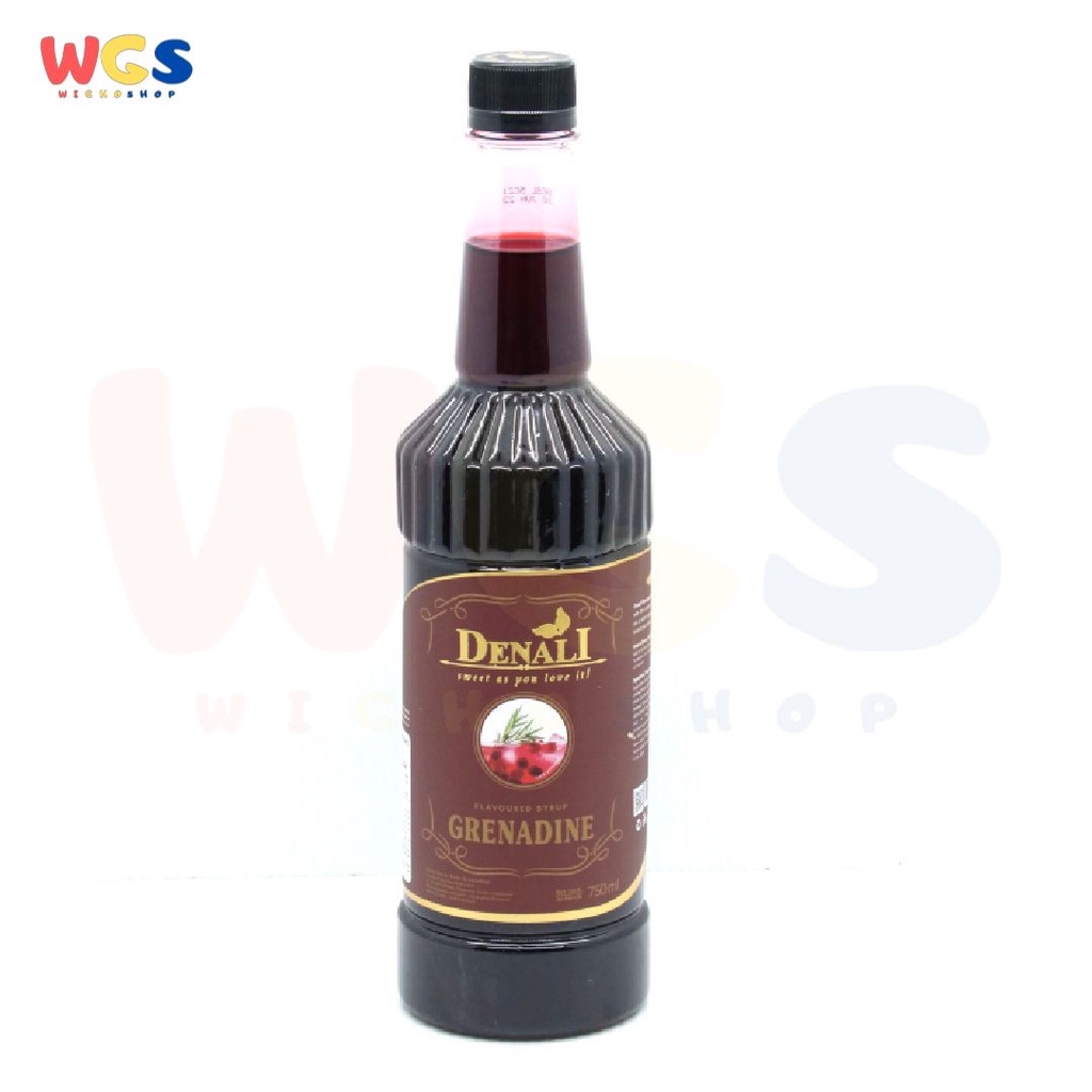 Syrup Denali Grenadine Premium Quality Flavoured For Beverages 750ml