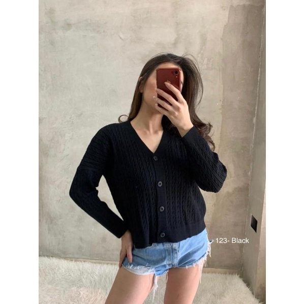 123 KNITTED CARDI