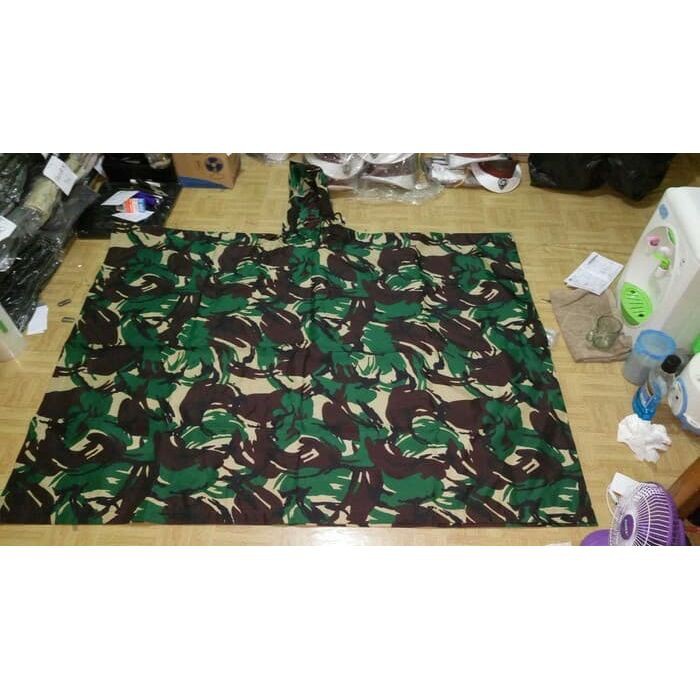 Ponco Loreng TSK        ponco loreng jatah TNI jas hujan ponco jatah TNI