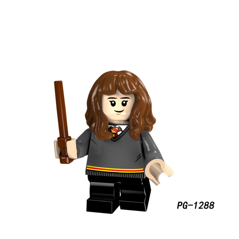 Harry Potter Rubeus Hagrid Ron Weiss Leginnie Weasley Hermione Granger Block Mainan Minifigure