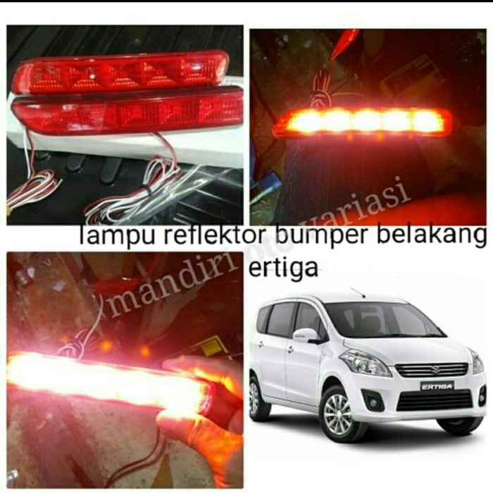 Lampu Reflektor Bumper Belakang Suzuki Ertiga S-Cross Baleno Splash - KHAIRUN Variasi mobil