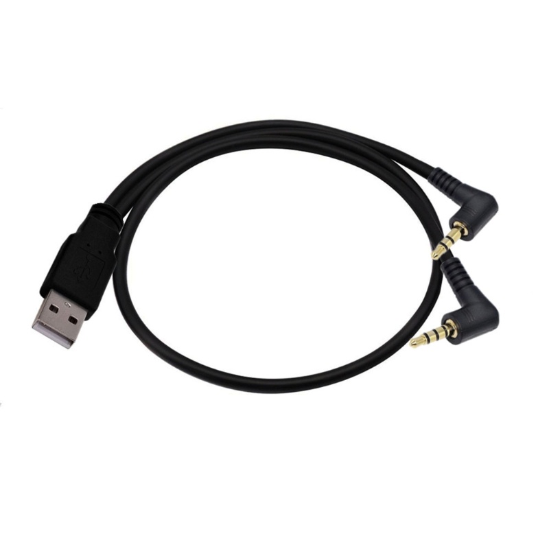 Zzz Jack AUX 35mm Male to Usb2 0kabel Charge Male Ke Kabel Adaptor USB