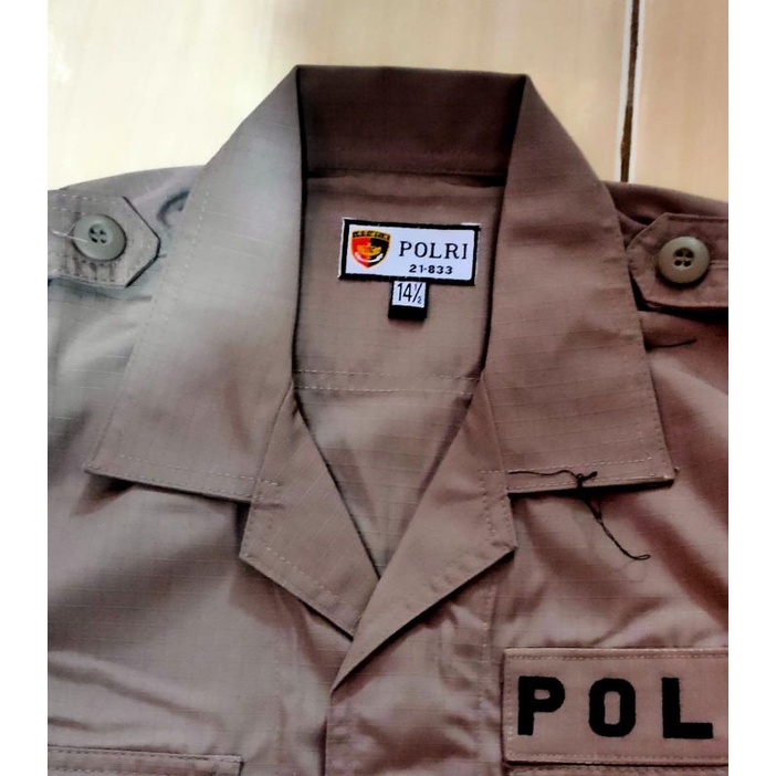 Baju pdl jatah polri original - satpam - security