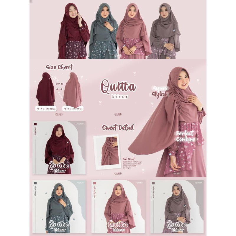 QUITTA KHIMAR ORI SILMEE HIJAB INSTANT SYARI