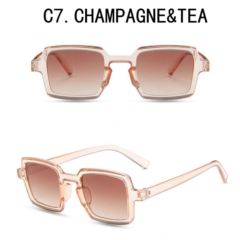 [COD] Fashion Korea Persegi Panjang Wanita Kacamata Musim Panas Perjalanan Eyeglasses Murah Anti Radiasig Original Kacamata UV400