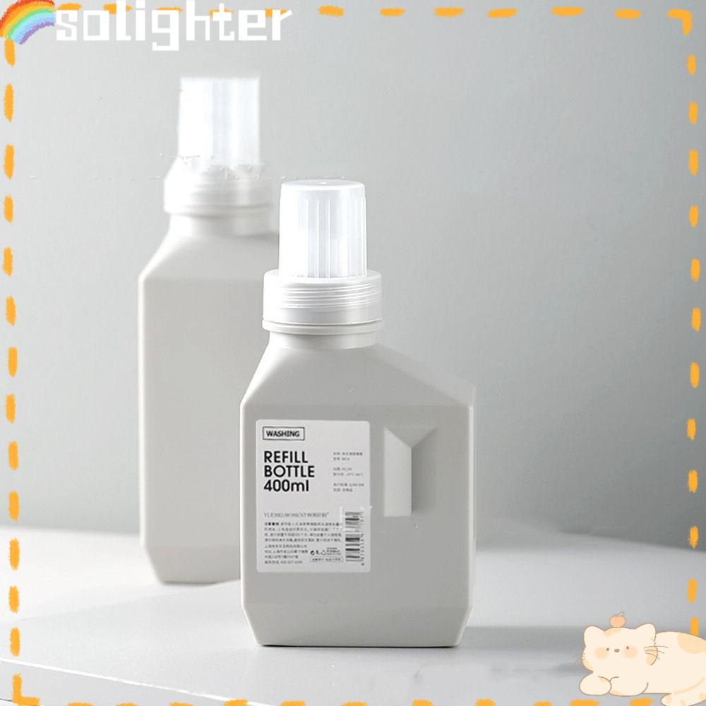 Botol SOLIGHTER Kapasitas Besar Softener Wadah Penyimpanan Detergen Laundry Rumah Tangga