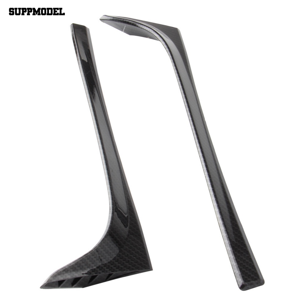 Suppmodel 1pasang Mobil Dekorasi Body Spoiler Mobil Side Rear Splitter Self-adhesive Untuk VW Golf7 MK7 2014-2018