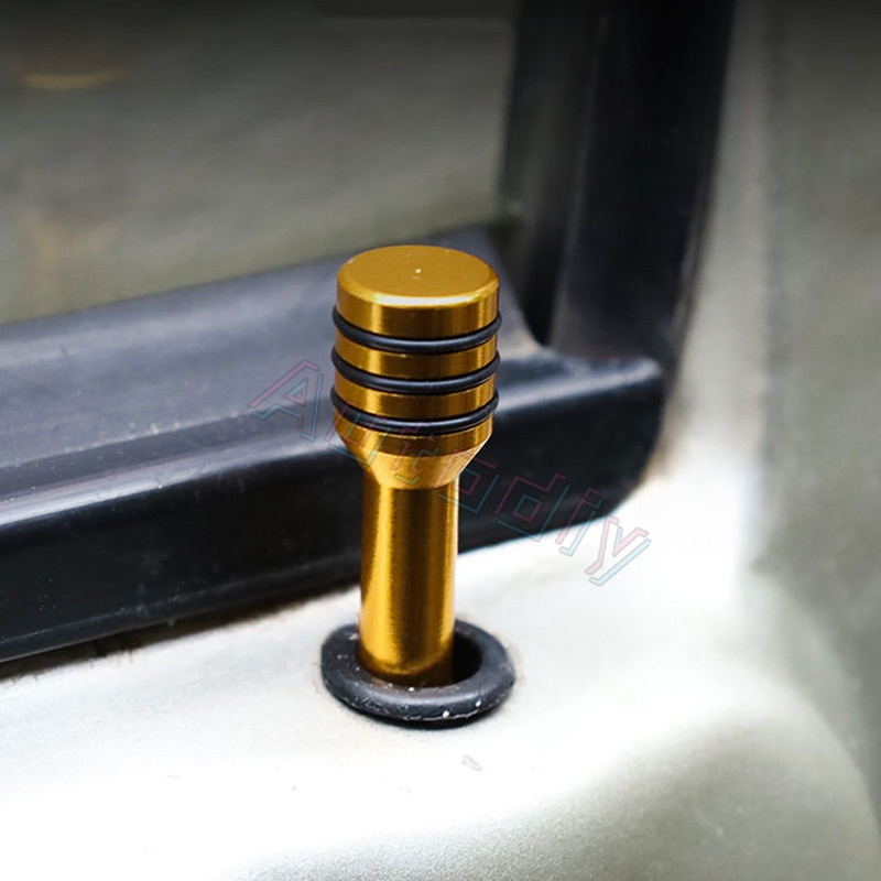 2PC Knob Kunci Pintu Mobil Universal Untuk Modifikasi Pin Tombol Kunci Gagang Pintu Mobil