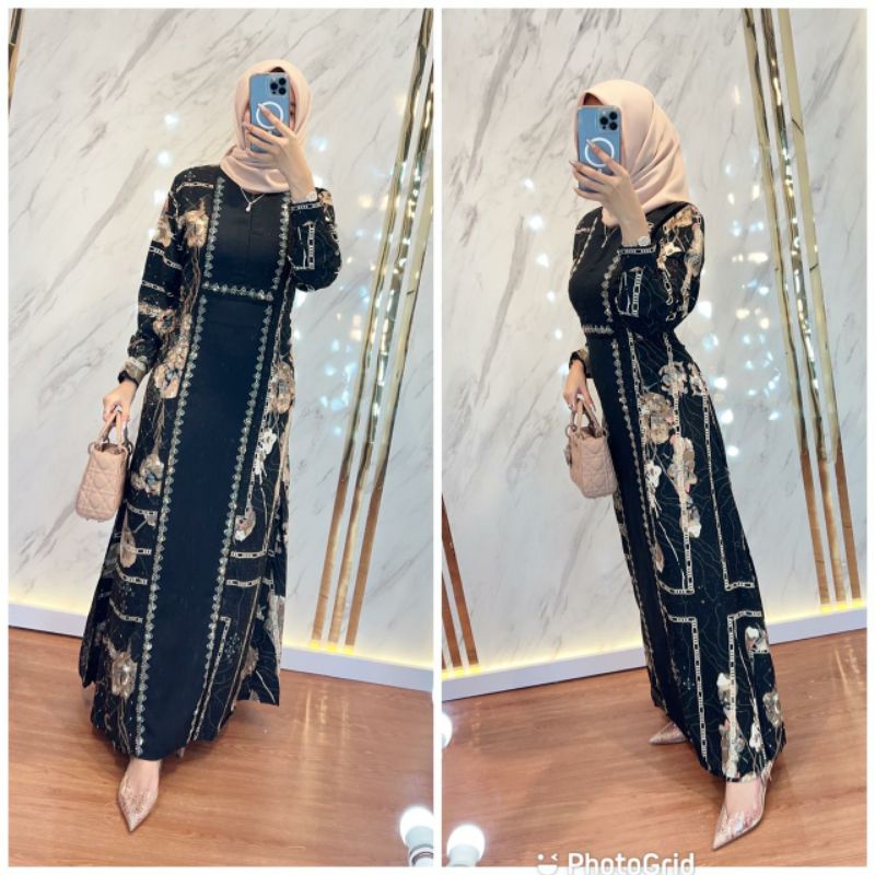 Ready Stock ✅ Maxi Dress Gamis Wanita Aisha Dres Dres Original Amore By Ruby Terkini / Gamis Wanita 
