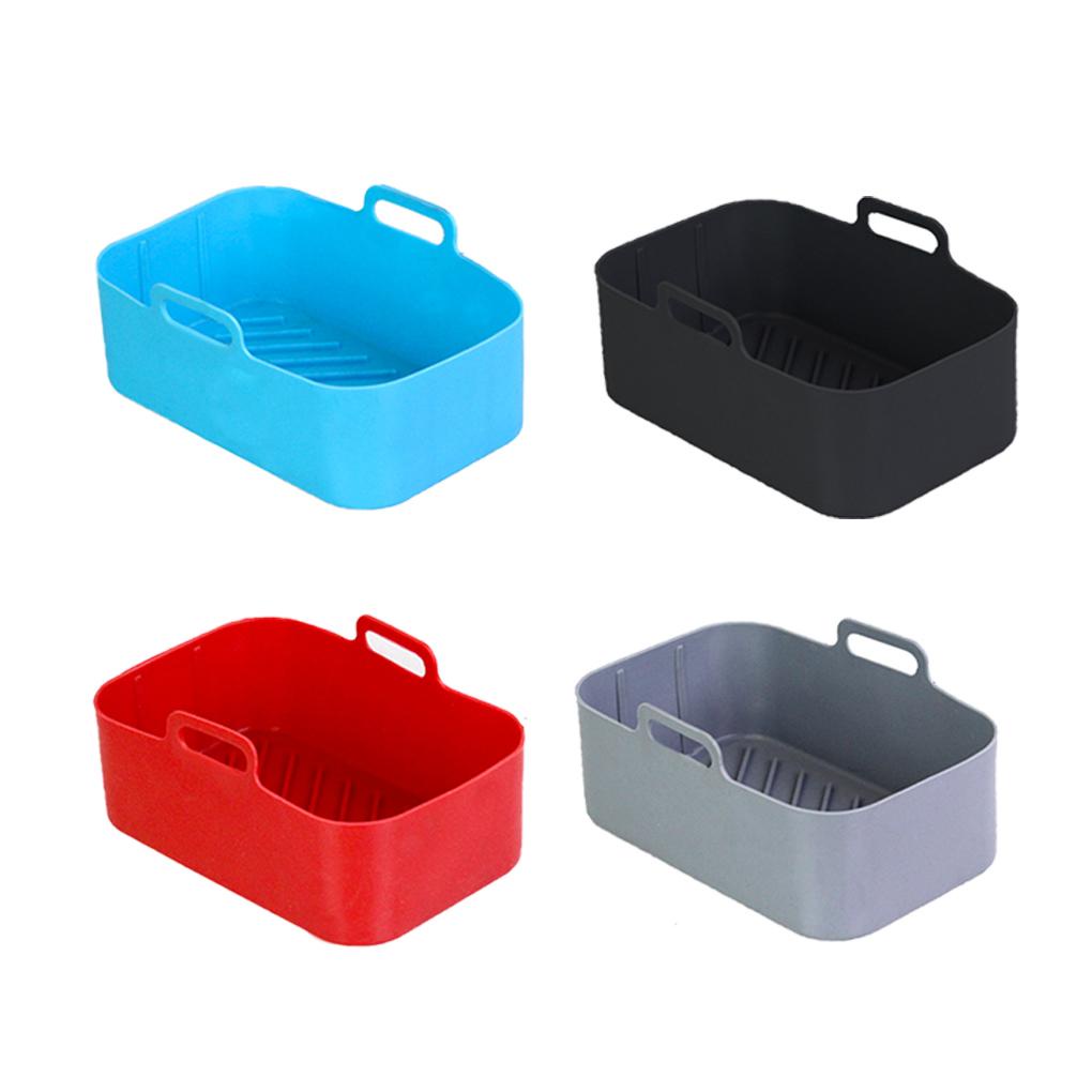 Fryer Plate Bake Tray Silicone Liner Pengerjaan Halus Tahan Lama Serbaguna Dicuci Permukaan Halus Gadget Dapur