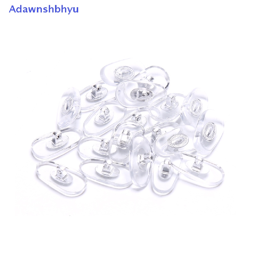 Adhyu 10pasang Bantalan Hidung Anti Slip Bahan Silikon Untuk Kacamata Eyeglasses Accessories ID