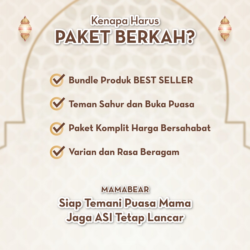 MamaBear Paket Berkah - Berbagi Penuh Kasih Hampers Package By MamaBear Pelancar ASI Booster Menyusui