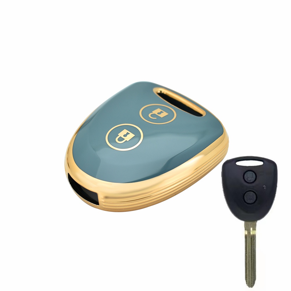 Untuk Toyota Hilux Revo Veloz rush Innova Yaris Raize Perodua Fortuner Silicone Car key Cover Pelindung Kunci Mobil Cas Keyless smart Entry Car Remote