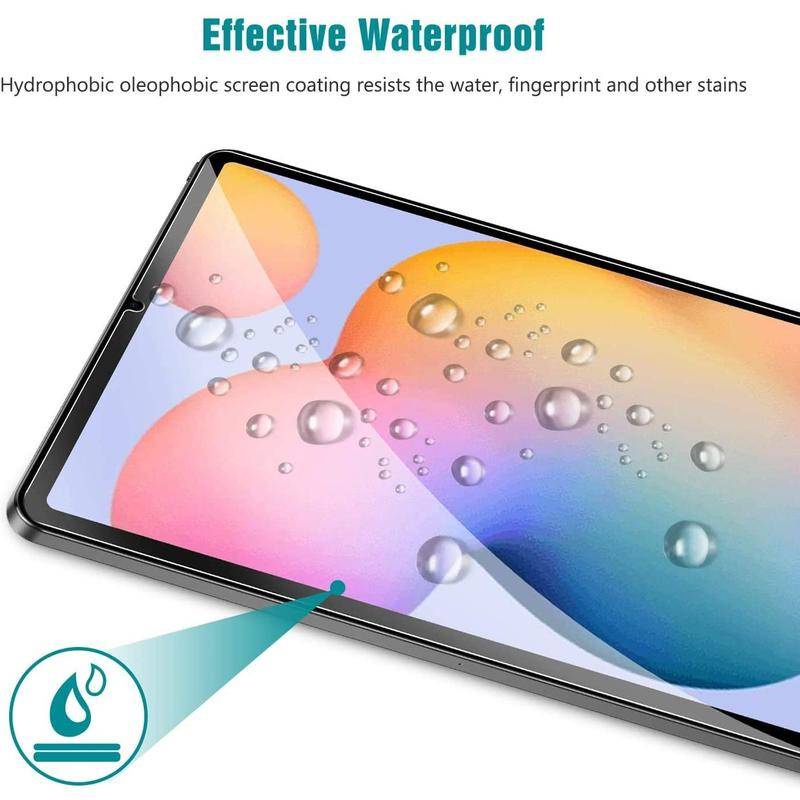 2pcs Untuk Samsung Galaxy Tab S8 S7 Plus Ultra S6 A7 Lite A8 S5e T500 T220 Tablet Tempered Glass Pelindung Layar Cover Untuk Samsung Tab A 8.0 8.4 10.1 10.5 Layar Tahan Ledak