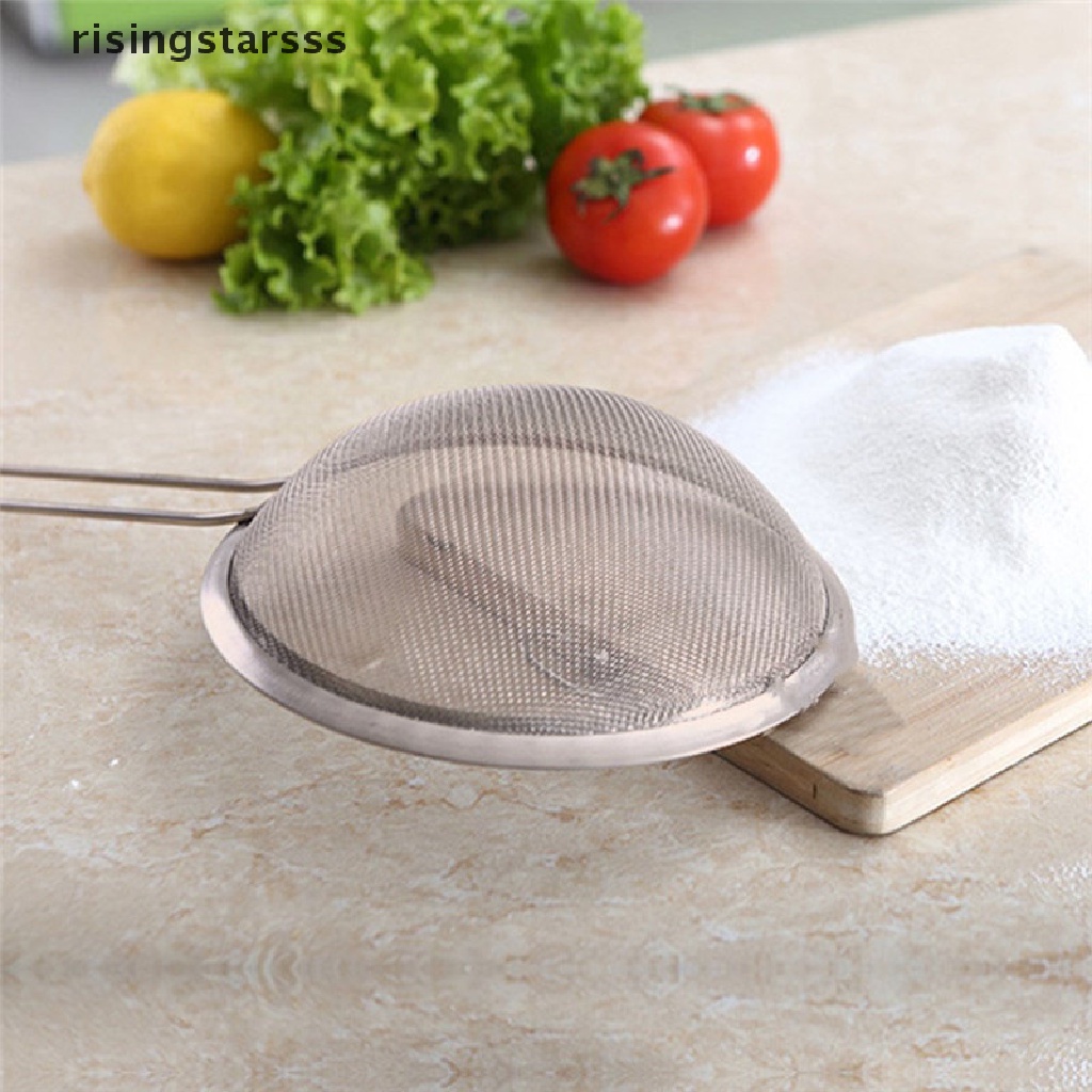 Rsid Span-new Snack Fryer Strainer Kawat Jaring Halus Saringan Minyak Tepung Colander Sifter Sieve Jelly
