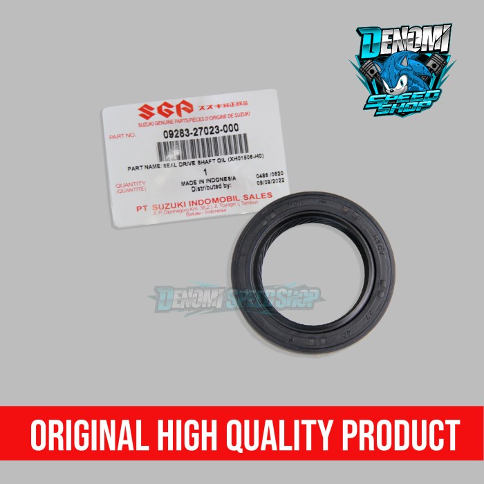 Seal Sil Gear Gir Depan Suzuki Satria Fu 150 Karbu Original SGP 09283-27023