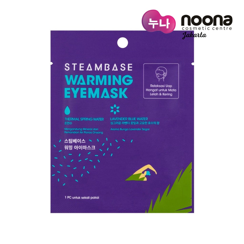 STEAMBASE WARMING EYEMASK LAVENDER BLUE WATER