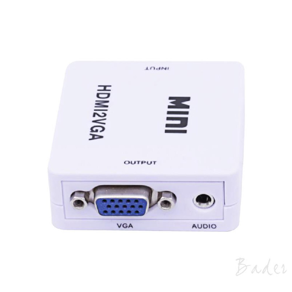 HDMI2VGA Converter HDMI To VGA Mini Adapter HD Video 1080P