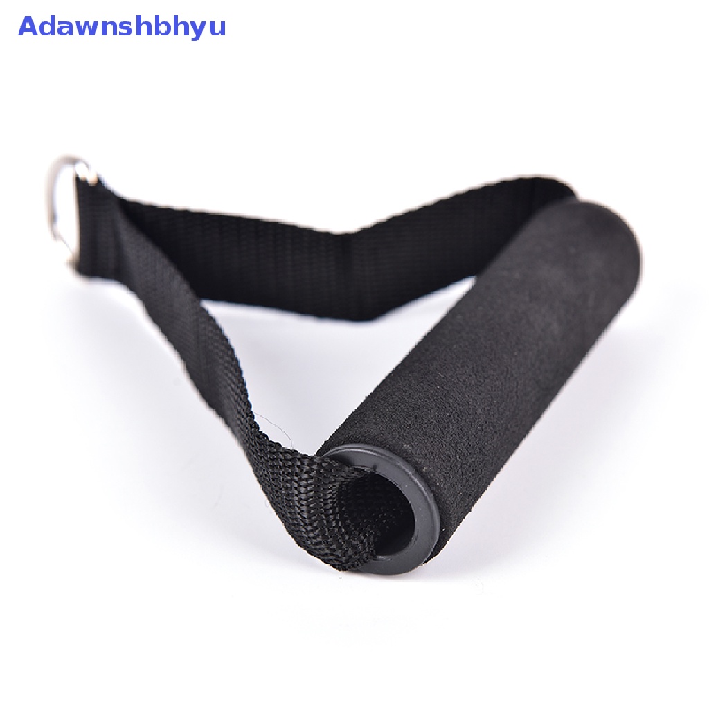 Adhyu Tricep Rope Cable Gym Attachment Handle Bar Dip Station Tahan Latihan new 1pc Pulldown Tricep Rope Cable Handle V Bar Dip Resistance Multi-Gym Training Han Hitam 1pc