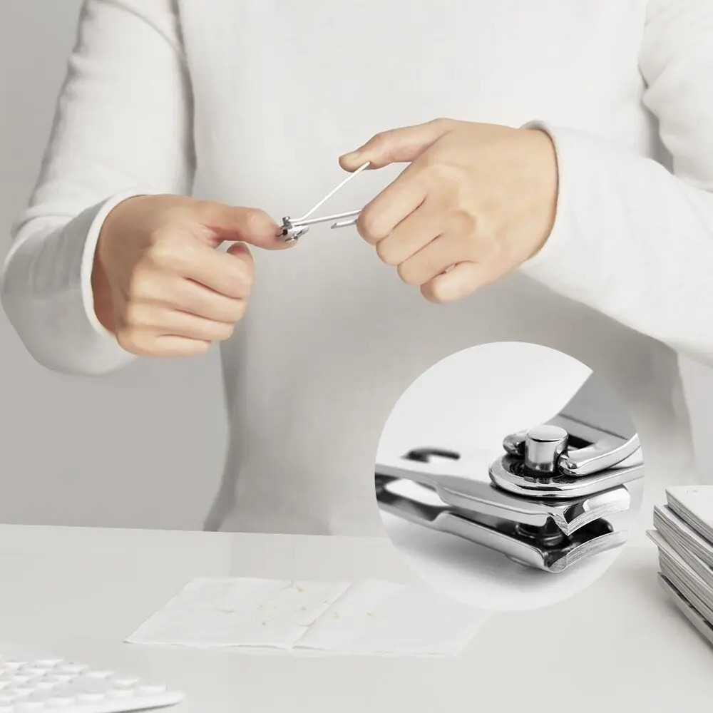 Huohou Set Gunting Kuku Manicure Pedicure Nail Clipper Splash Proof - HU0210 ( Mughnii )