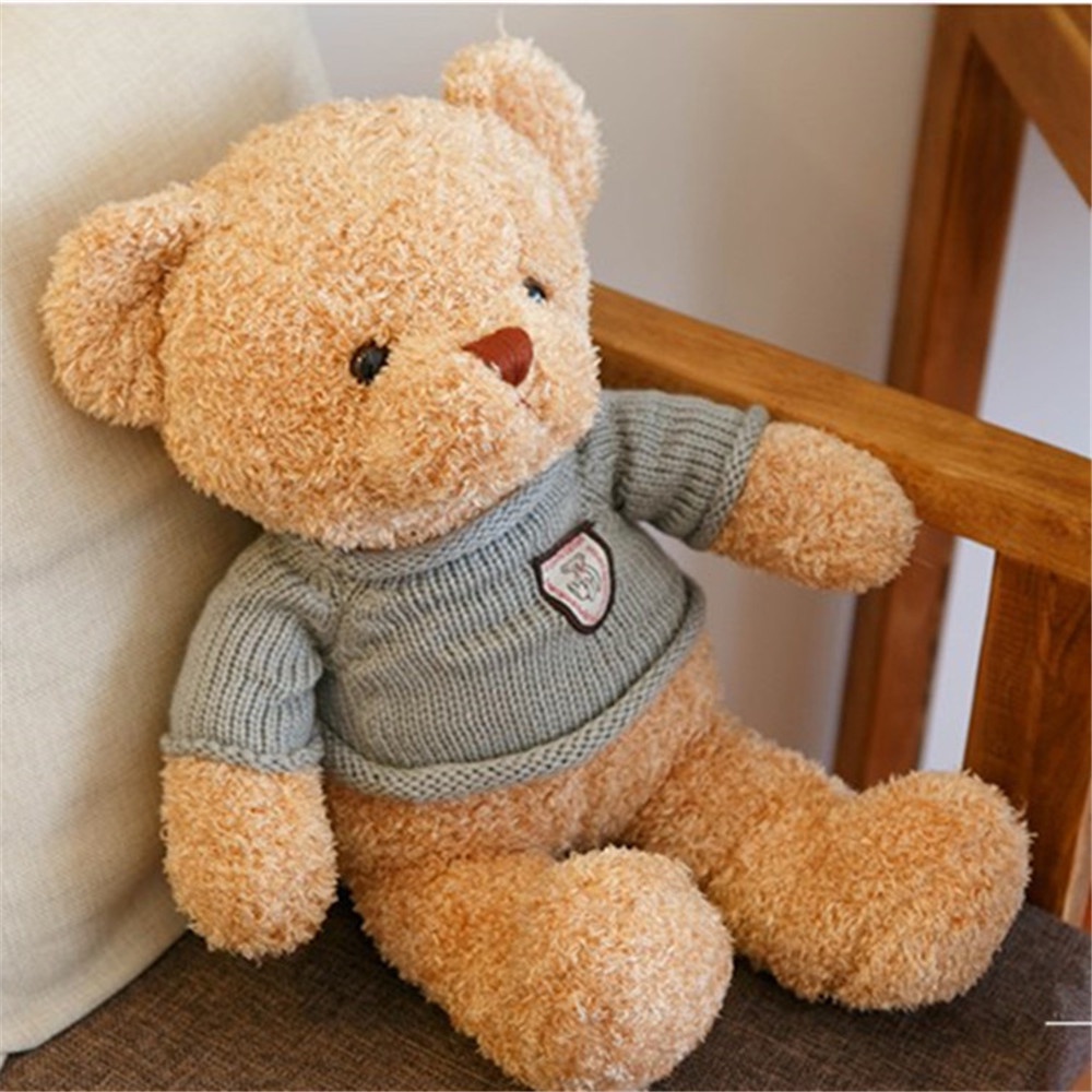 Boneka Beruang Lucu Anak Boneka Mewah Super Lembut Beruang Mainan Pacar Hadiah Ulang Tahun 30cm