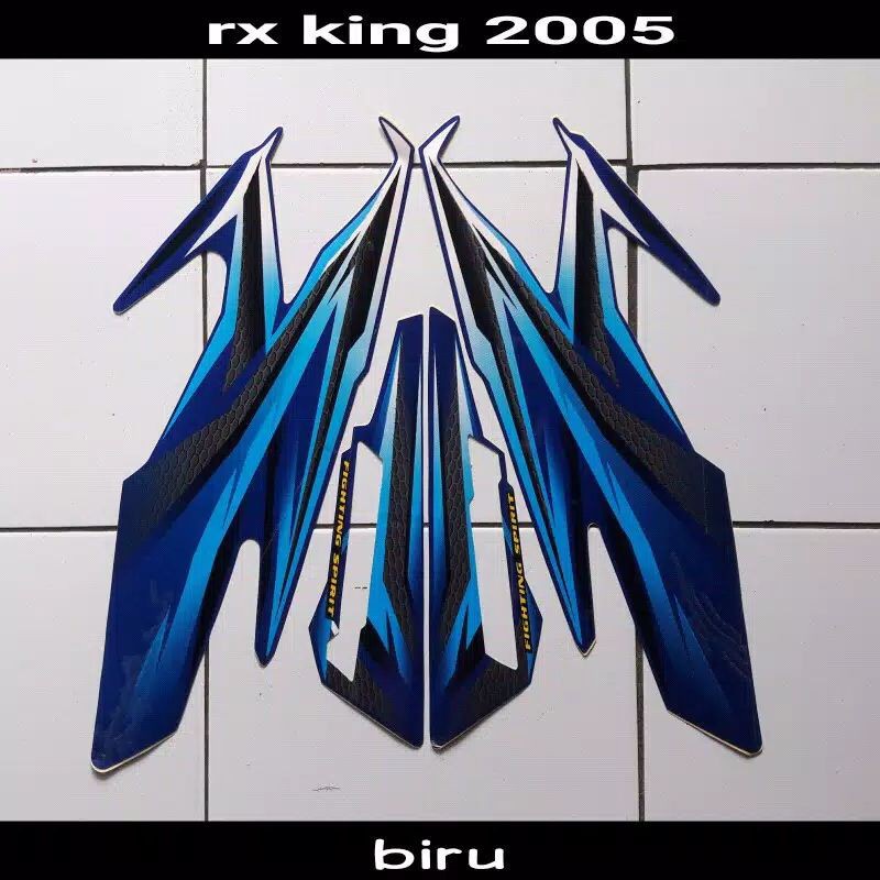 Striping    yamaha rx king 2005 biru striping rx king