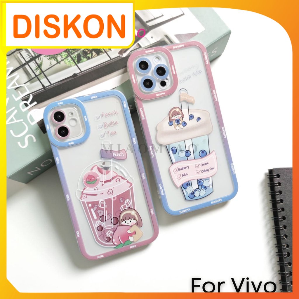 Softcase Casing Case Motif Sweety Boba For HP VIVO Y20 Y20i Y12S Y20S Y30 Y30i Y50 Y11 Y12 Y12i Y15 