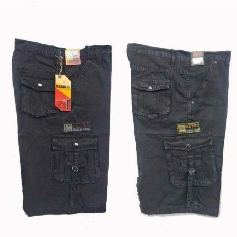 Celana Pendek Cargo Pria 24-44 Bahan Jeans Model Kempol Outdoor Gunung PDL Mma Venum exaver bill bos