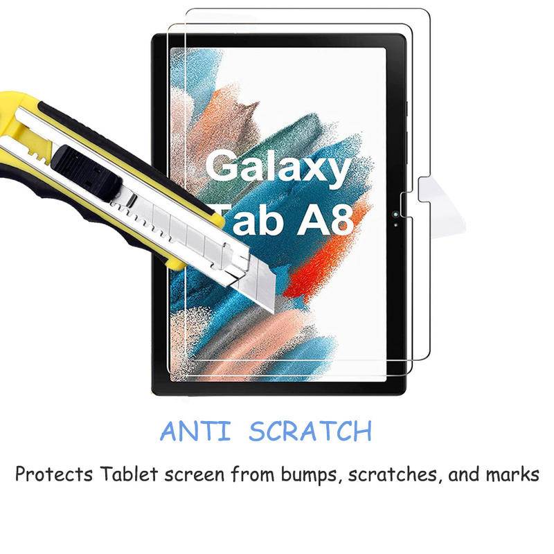 3pcs Untuk Samsung Galaxy Tab S8 S7 Plus Ultra S6 A7 Lite A8 S5e Pelindung Layar Film Tablet Tahan Ledakan Untuk Samsung Tab A 8.0 8.4 10.1 10.5 P350 T350 Tablet Film