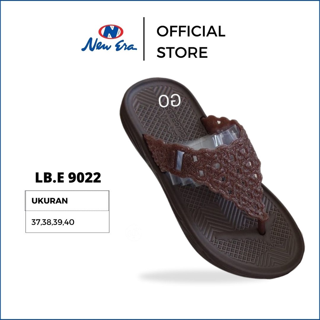 NEW ERA LB.E 9022 Sandal Japit Karet Sendal Wanita 36/40