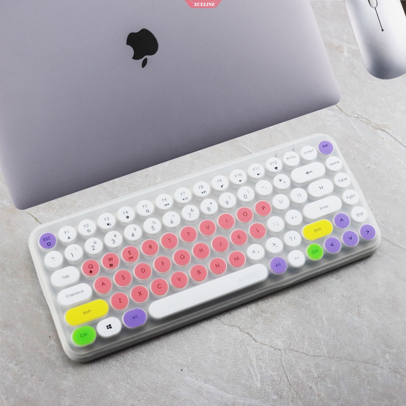 Kulit Penutup Keyboard Tahan Debu Bahan Silikon Untuk Ajazz 308i 2021 Slim Combo Keyboard Waterproof [ZXL]