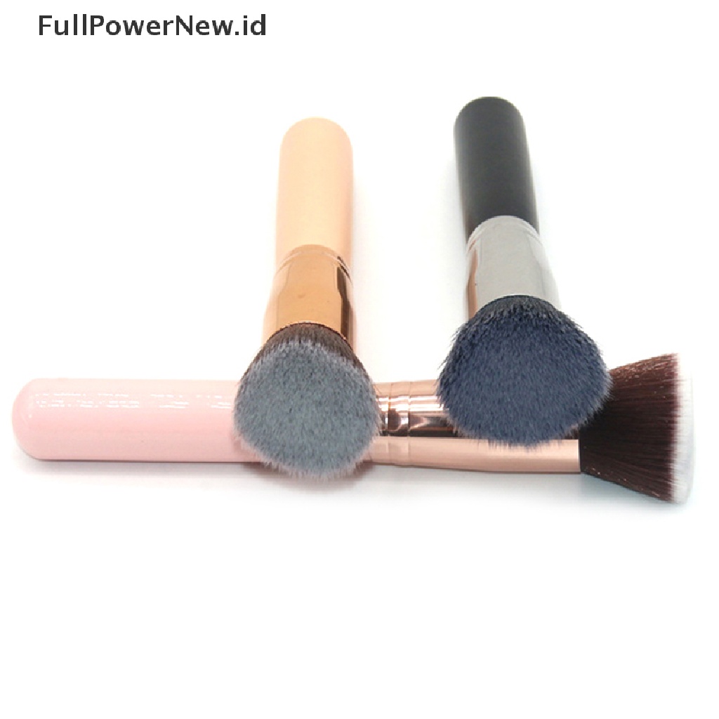 Power 1PC Kuas Makeup Flat Top Kabuki Foundation Brush Alat Kecantikan Kuas Wajah ID