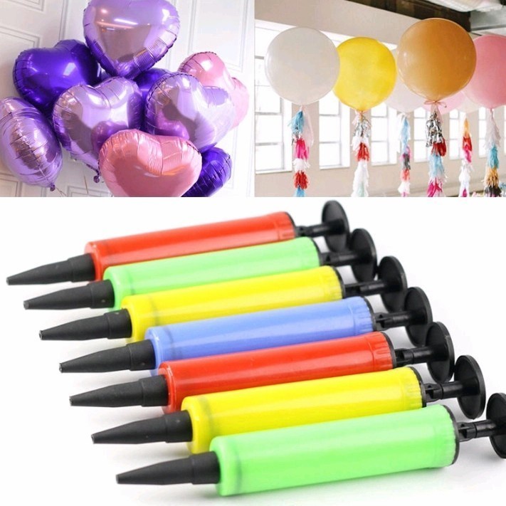 POMPA BALON MINI MANUAL POMPA TANGAN BALON PORTABLE ALAT TIUP BALON PESTA DEKORASI POMPA TANGAN