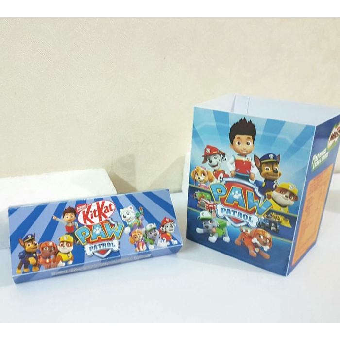 

⭐BISA COD⭐ Paw Patrol Ulang Tahun Label Susu Kotak 12pc