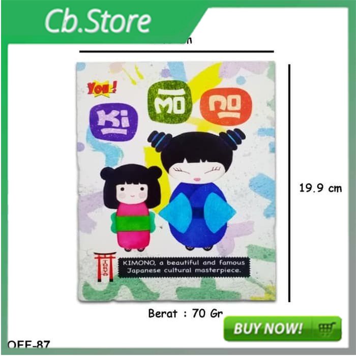 

OFF-87 BUKU TULIS KIMONO buku catatan kecil sidu perlengkapan sekolah Best Seller