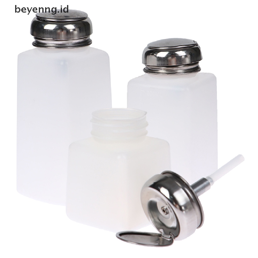 Beyen Empty Pump Dispenser Botol Penghilang Kutek Nail Art Clean Acetone Bottles ID