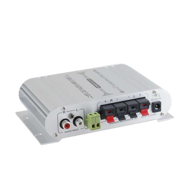 ( 100% BARANG ORI ) CLAITE HiFi Stereo Amplifier Treble Bass Booster - ST-838