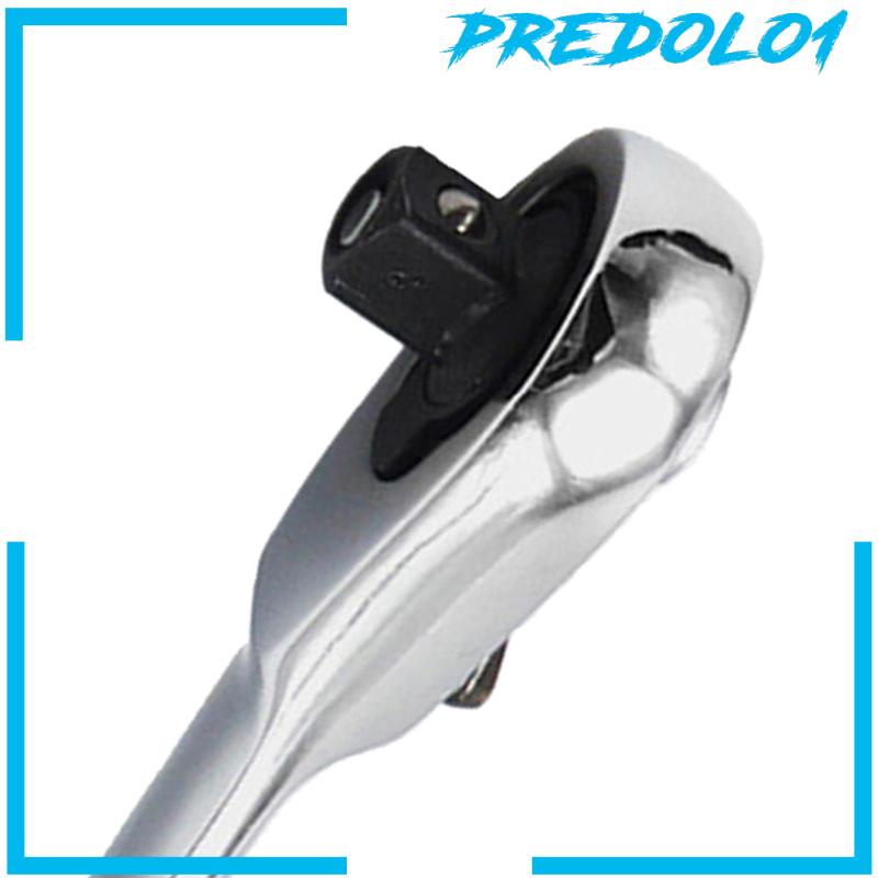 [Predolo1] Kunci Pas Ratchet Mini1Per4 &quot;Kepala Dual Drive Kecil Dan Portabel Tahan Lama 107mm