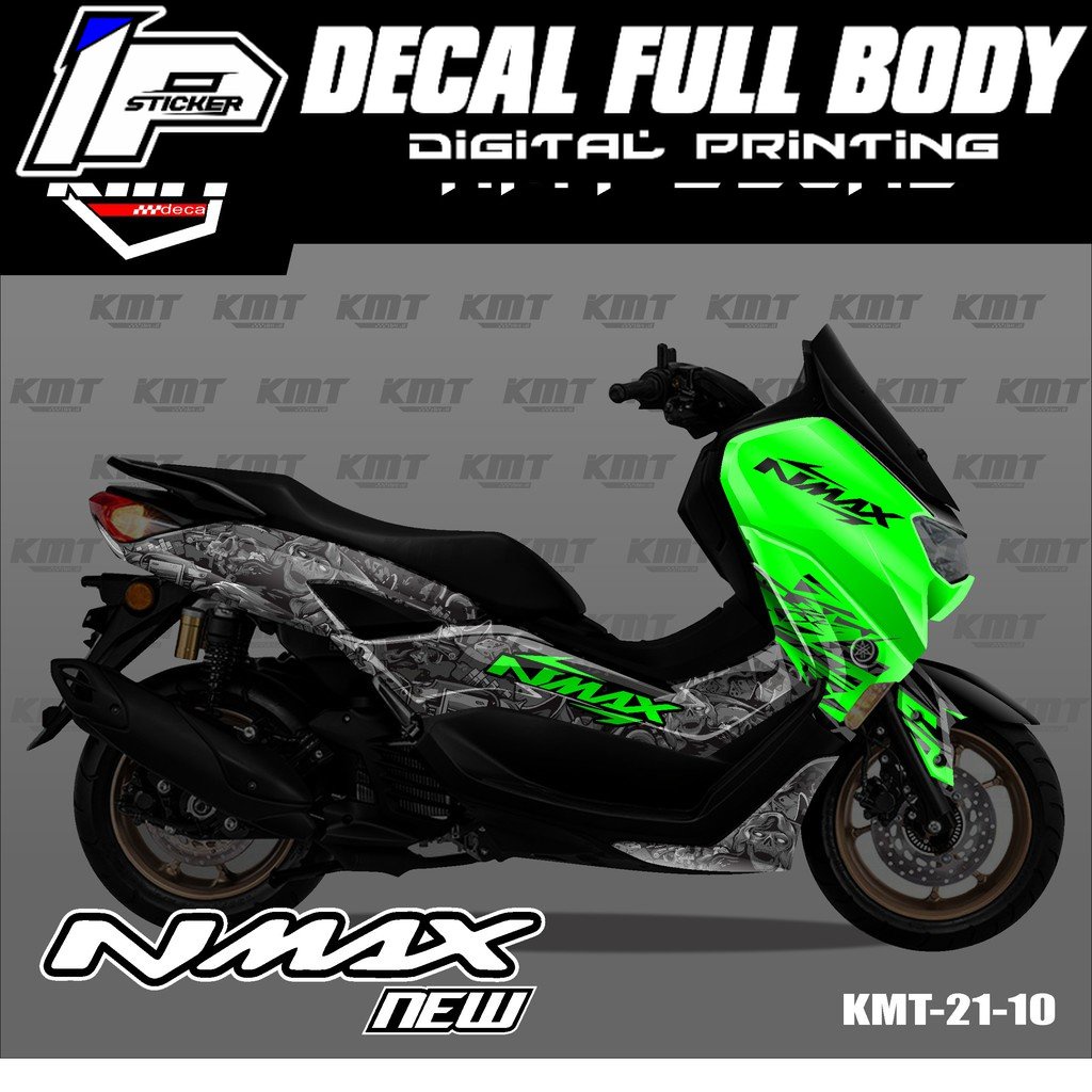 Decal Nmax Dekal Sticker Stiker Fullbody Nmax New Desain Full kmt-10