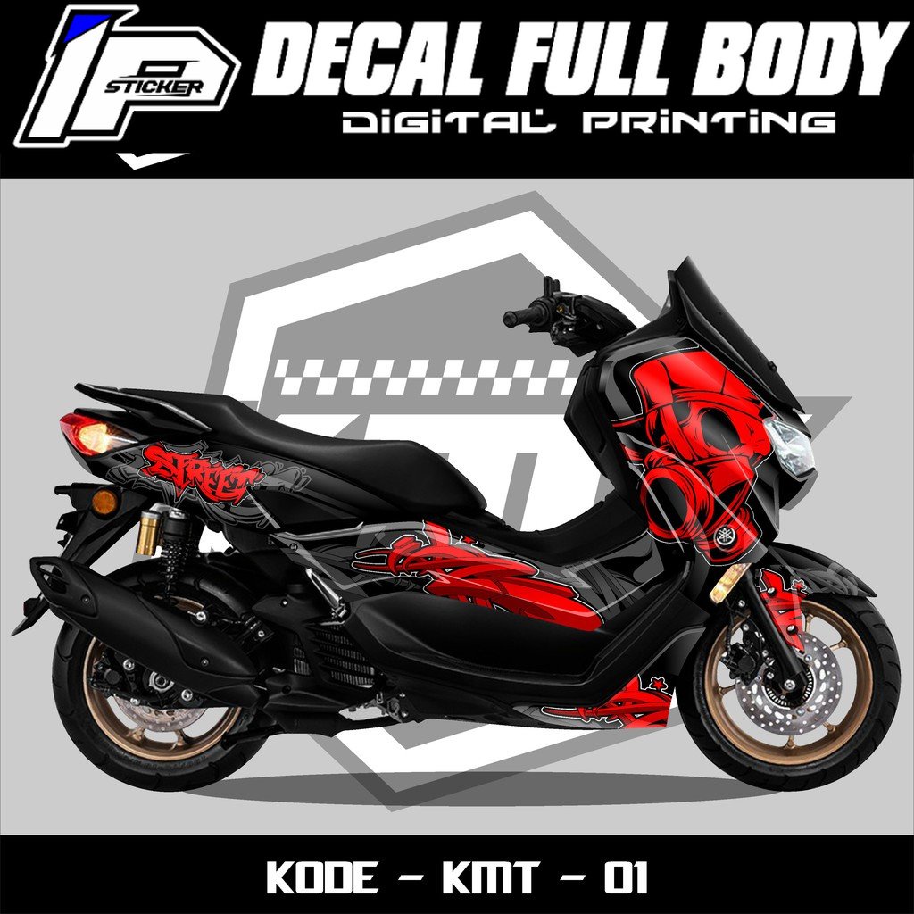 Decal Nmax Dekal Sticker Stiker Fullbody Nmax New Desain Full kmt-01