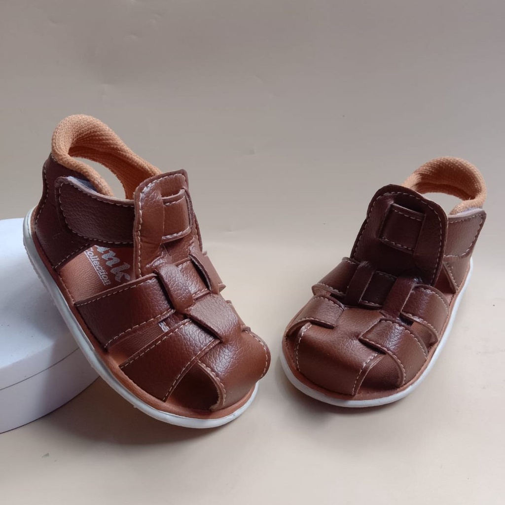 Sepatu Sandal anak bunyi laki laki usia 1th casual keren - ssanyam