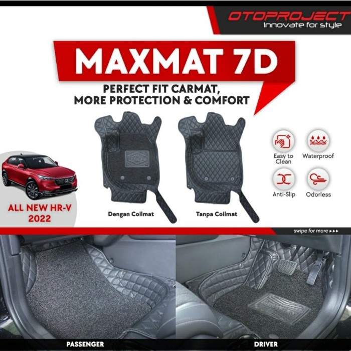 Karpet Maxmat 7D All New HRV 2022 with Coilmat Maxmat Otoproject